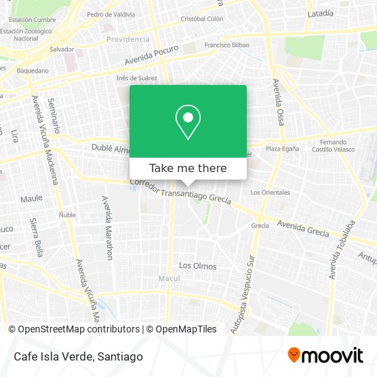 Cafe Isla Verde map
