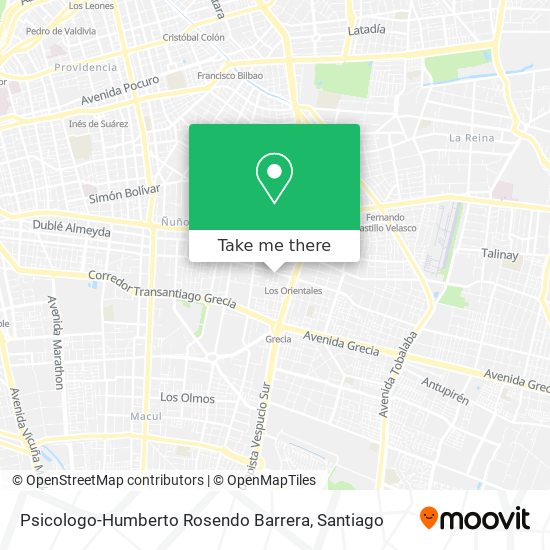 Psicologo-Humberto Rosendo Barrera map