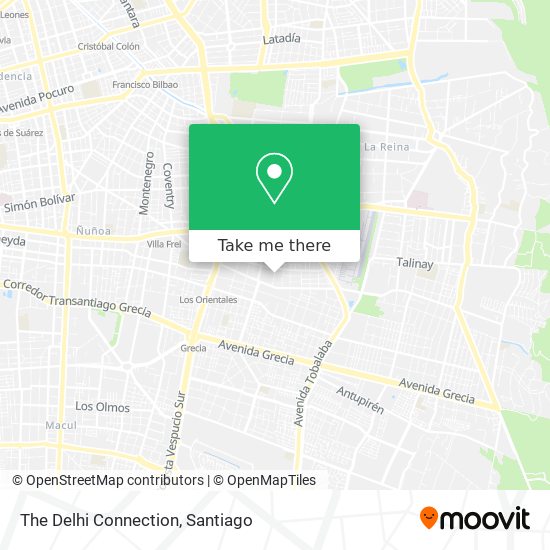 The Delhi Connection map