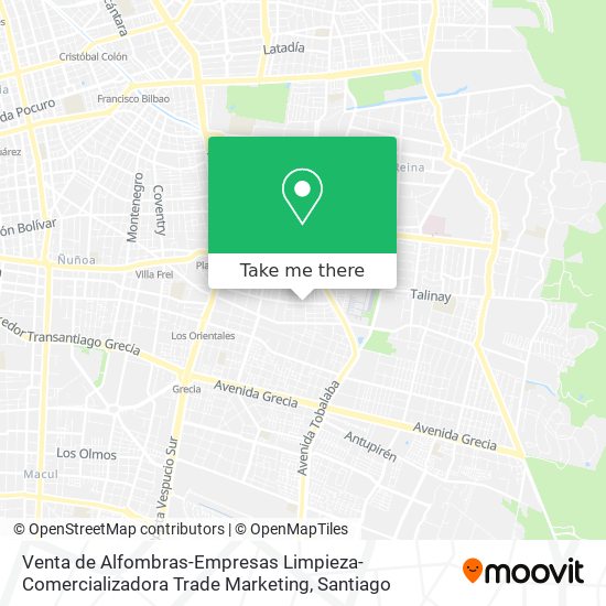 Venta de Alfombras-Empresas Limpieza-Comercializadora Trade Marketing map