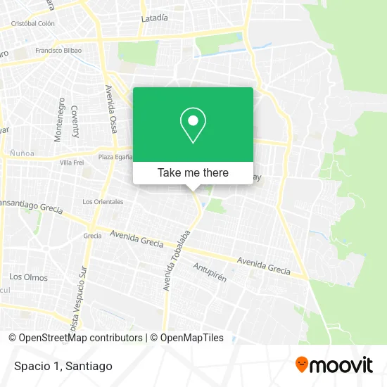 Spacio 1 map