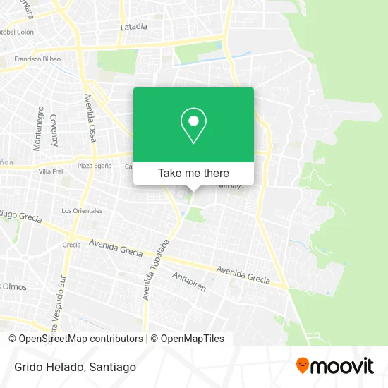 Grido Helado map