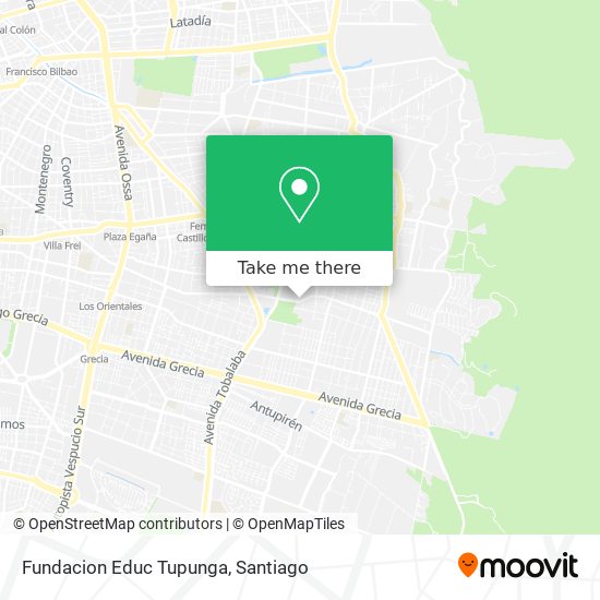 Fundacion Educ Tupunga map
