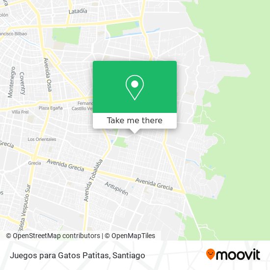 Juegos para Gatos Patitas map