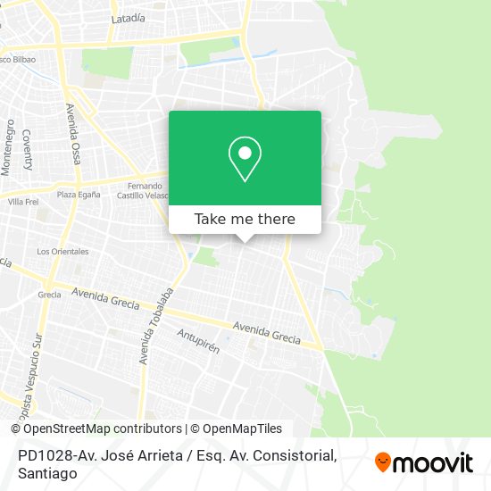 PD1028-Av. José Arrieta / Esq. Av. Consistorial map