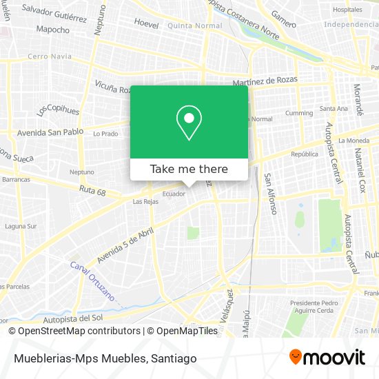 Mapa de Mueblerias-Mps Muebles