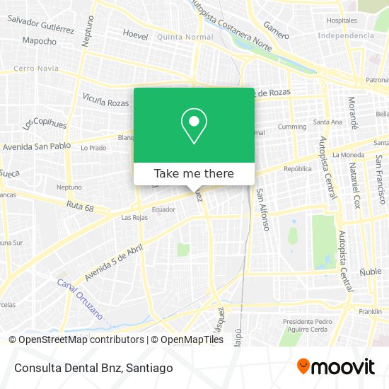 Mapa de Consulta Dental Bnz