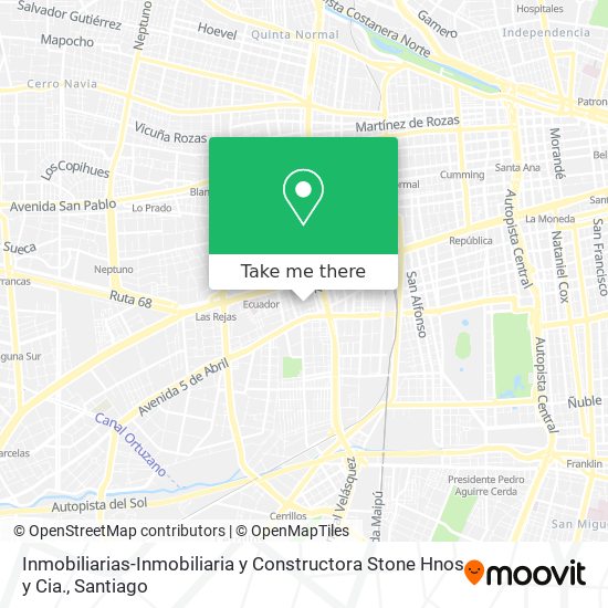 Inmobiliarias-Inmobiliaria y Constructora Stone Hnos y Cia. map