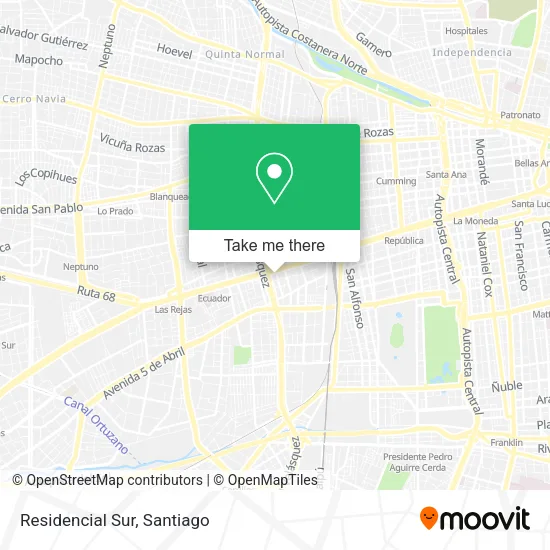 Residencial Sur map