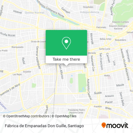 Fábrica de Empanadas Don Guille map