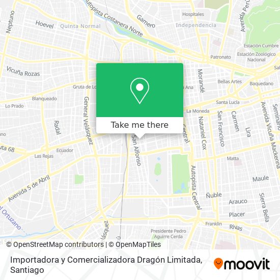 Importadora y Comercializadora Dragón Limitada map