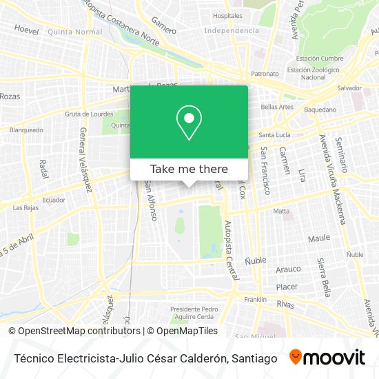 Técnico Electricista-Julio César Calderón map