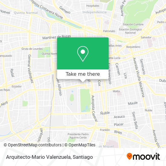 Arquitecto-Mario Valenzuela map