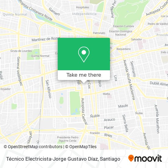 Técnico Electricista-Jorge Gustavo Díaz map