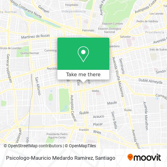 Psicologo-Mauricio Medardo Ramírez map