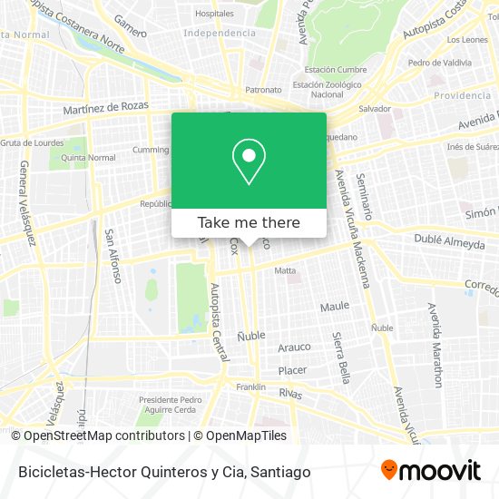 Bicicletas-Hector Quinteros y Cia map