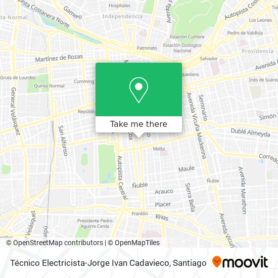 Técnico Electricista-Jorge Ivan Cadavieco map