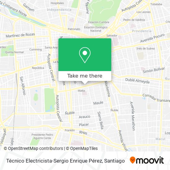 Mapa de Técnico Electricista-Sergio Enrique Pérez