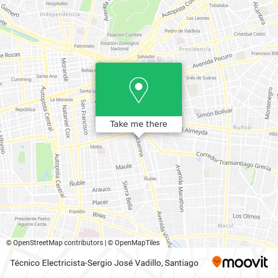 Técnico Electricista-Sergio José Vadillo map