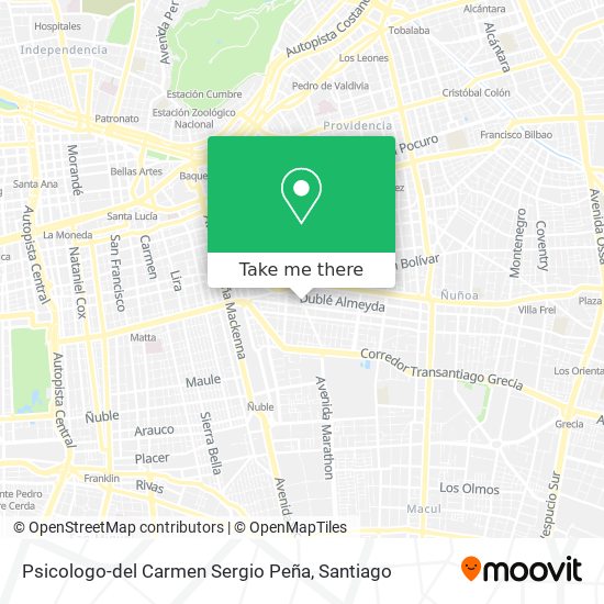 Psicologo-del Carmen Sergio Peña map