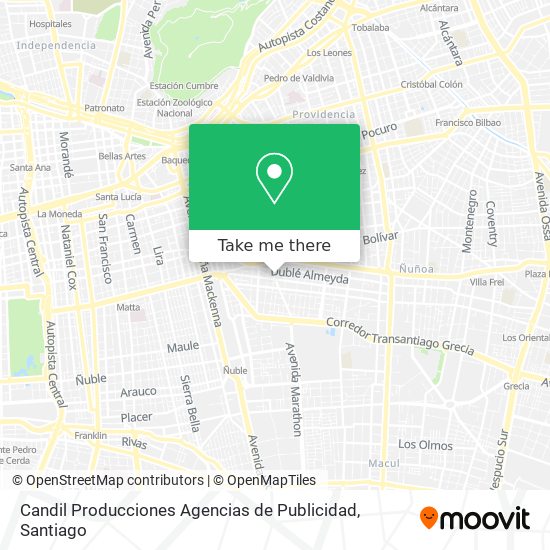 Candil Producciones Agencias de Publicidad map