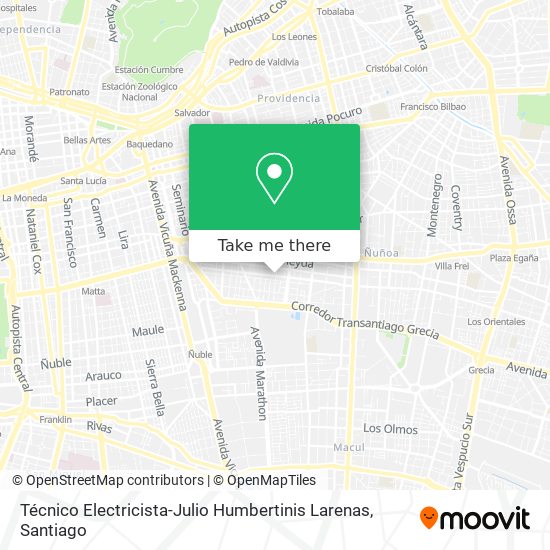 Técnico Electricista-Julio Humbertinis Larenas map