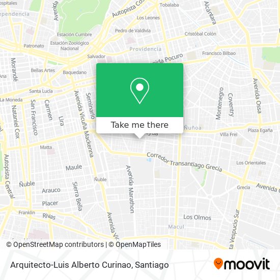 Arquitecto-Luis Alberto Curinao map