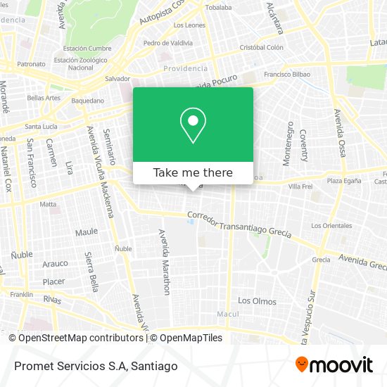 Promet Servicios S.A map