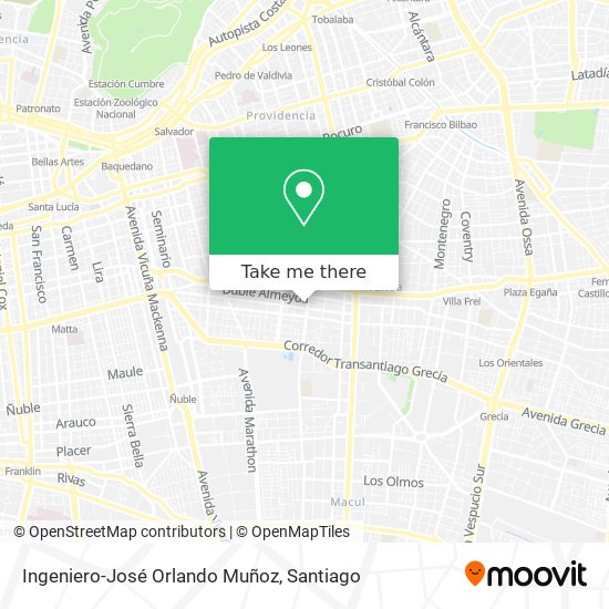 Ingeniero-José Orlando Muñoz map