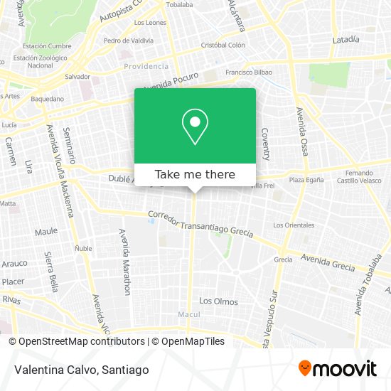 Valentina Calvo map