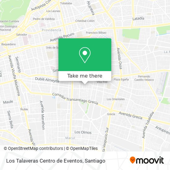 Los Talaveras Centro de Eventos map