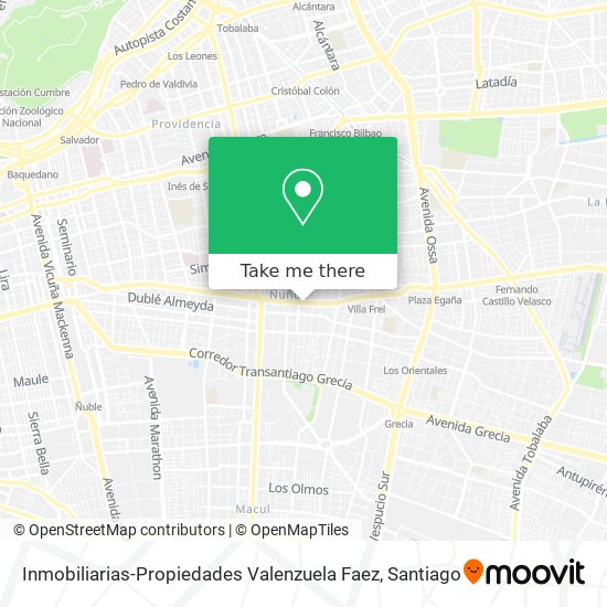 Inmobiliarias-Propiedades Valenzuela Faez map