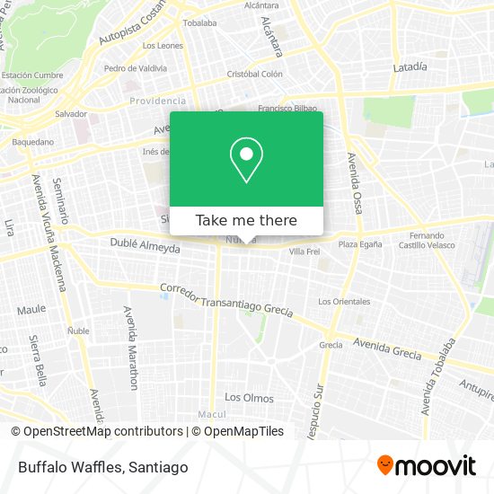 Buffalo Waffles map