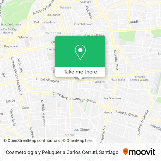 Cosmetologia y Peluqueria Carlos Cerruti map