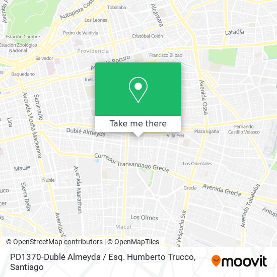 PD1370-Dublé Almeyda / Esq. Humberto Trucco map