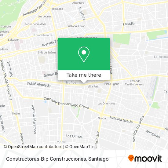 Constructoras-Bip Construcciones map