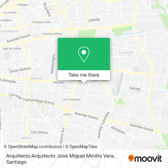 Arquitecto-Arquitecto José Miguel Miniño Vera map