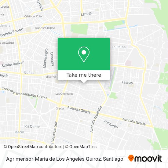 Agrimensor-María de Los Angeles Quiroz map