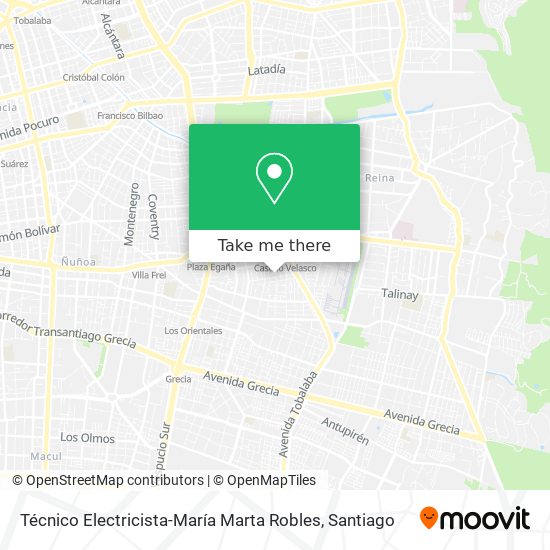 Mapa de Técnico Electricista-María Marta Robles