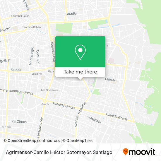 Agrimensor-Camilo Héctor Sotomayor map