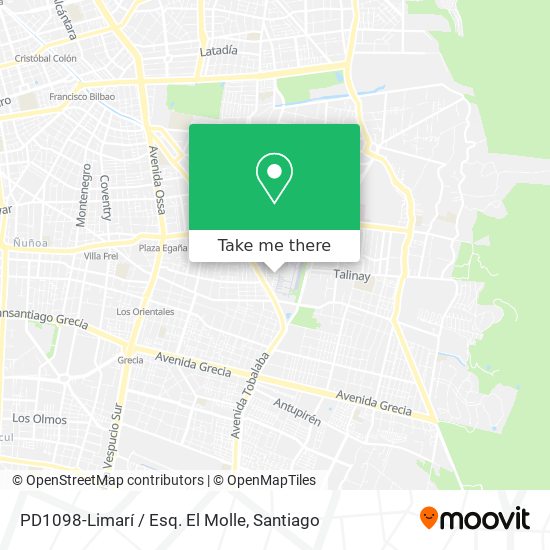 PD1098-Limarí / Esq. El Molle map