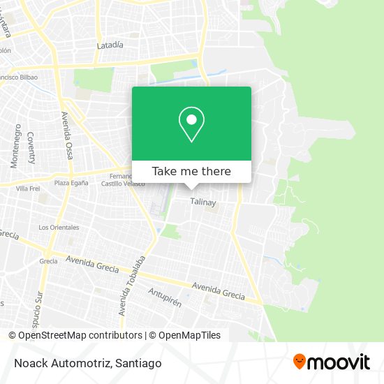 Mapa de Noack Automotriz