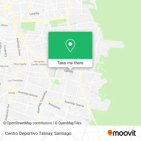 Centro Deportivo Talinay map