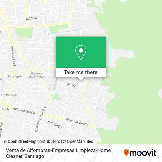 Mapa de Venta de Alfombras-Empresas Limpieza-Home Cleaner