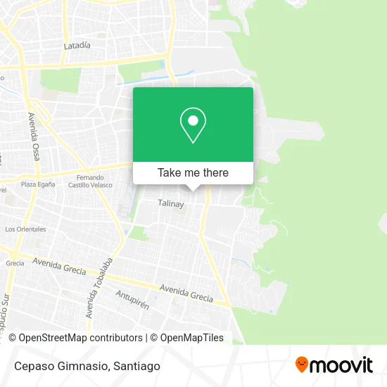 Cepaso Gimnasio map