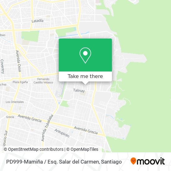 Mapa de PD999-Mamiña / Esq. Salar del Carmen