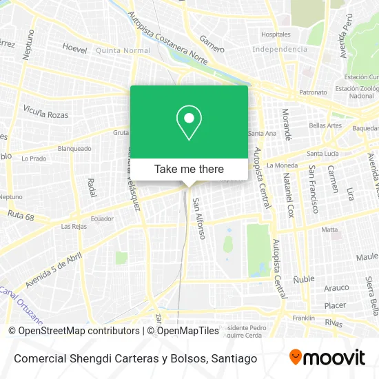 Comercial Shengdi Carteras y Bolsos map