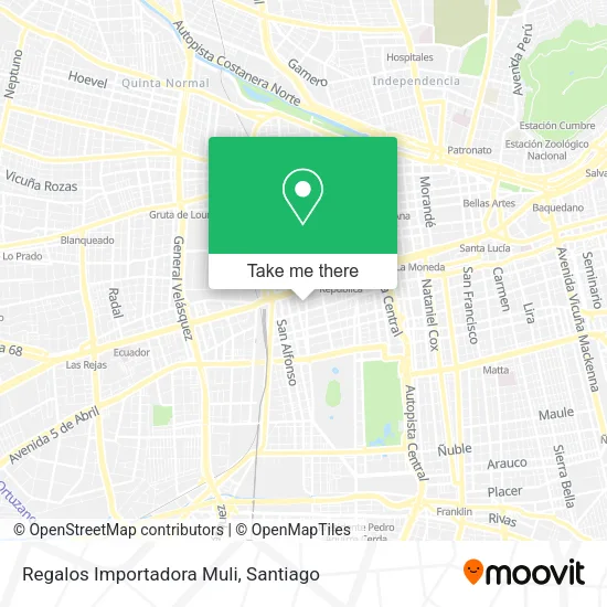 Mapa de Regalos Importadora Muli