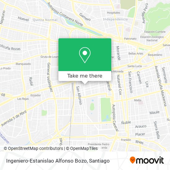 Mapa de Ingeniero-Estanislao Alfonso Bozo