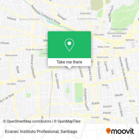 Ecacec Instituto Profesional map